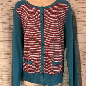 Louie Lucie XL button-front cardigan Preppy Perfection